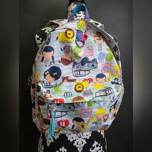 Harajuku Lovers Fatal Attraction To Cuteness Small Backpack Tablet Padded 14x10 - Picture 3 of 12